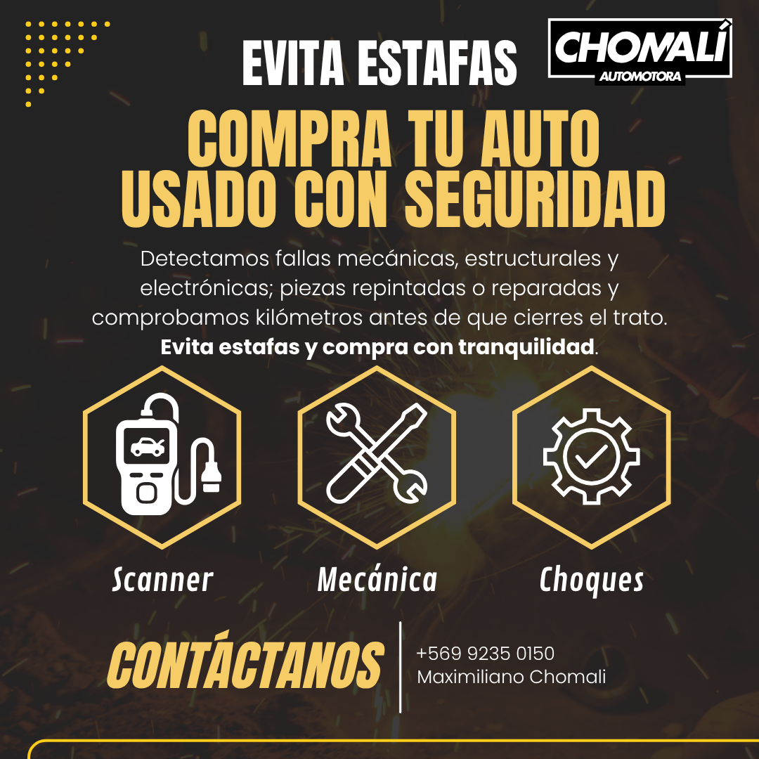 Inspeccion Pre Compra completo + informe historial y certificado de multas, Santiago